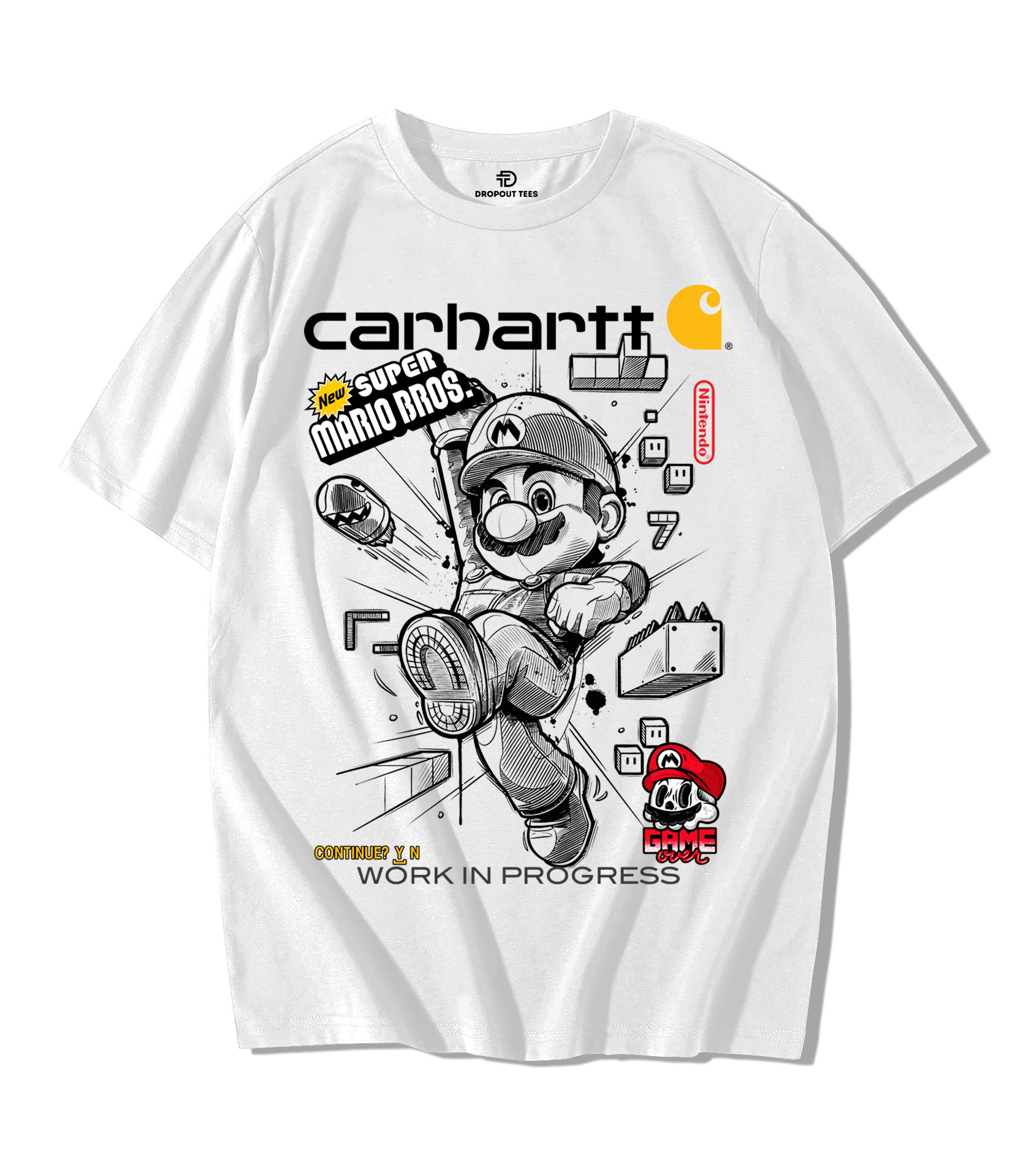 Super Mario Oversize T-Shirt – Power-Up Edition