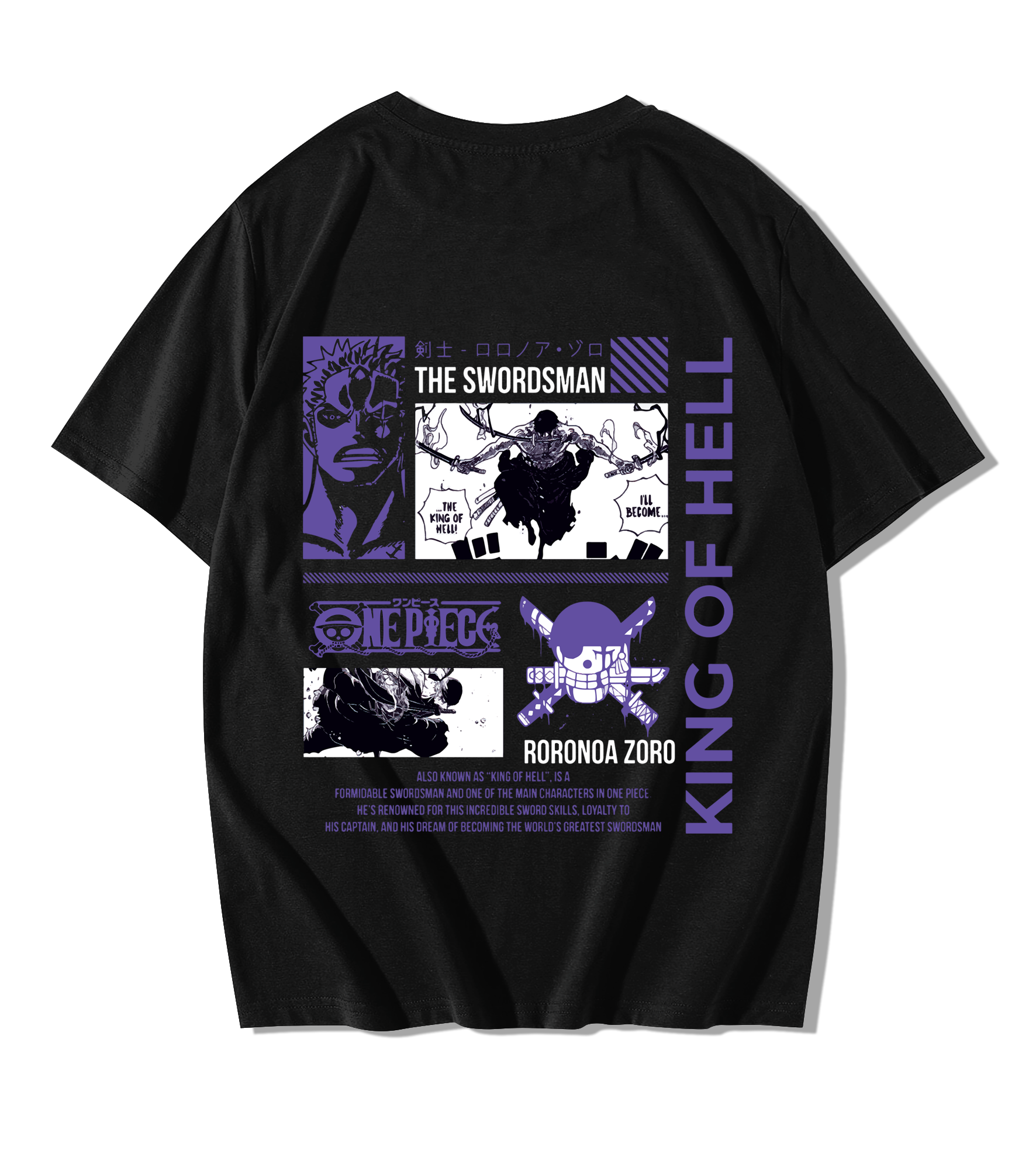Zoro Oversize T-Shirt – King of Hell Edition